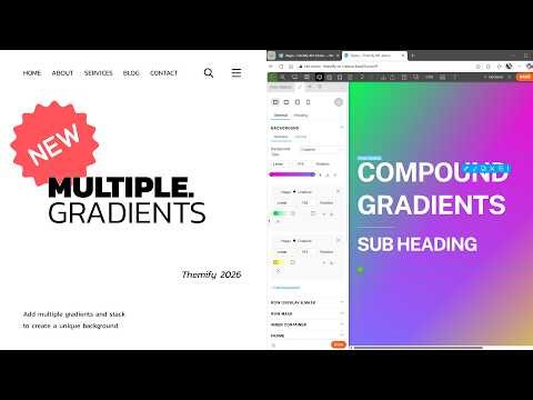 New! Add multiple (stacked) gradients to any background—Themify WordPress 2026