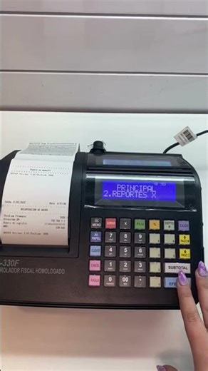 COMO HACER UNA DECLARACION DE CAJA EN SAM4S NR-330F