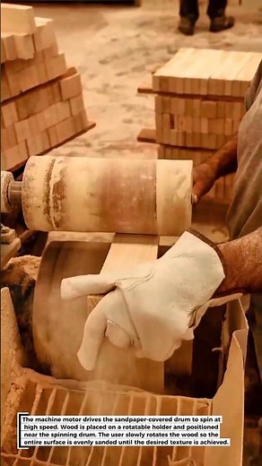 Effective Wood Sanding with Drum Sander Machine!