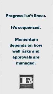 Progress Isnt Linear. Its Sequenced.