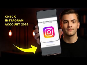 How To Check Instagram Account 2026 (QUICK FIX)