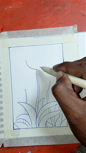 Flower drawing Idea's Tutorial On paper🌼🌸//flowers drawing tutorial #flowers #drawing #paper