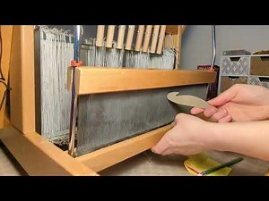 First Time Threading My Table Loom!