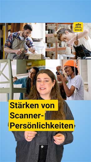 WEB.DE News on Instagram: "Geprägt wurde der Begriff der Scanner-Persönlichkeit von der US-amerikanischen Autorin Barbara Sher. Scanner unterscheiden sich von High-Sensation-Seekern. Die suchen vor allem nach intensiven und aufregenden Erfahrungen. Sie sind oft risikofreudiger und suchen den neuen Kick. Scanner wechseln eher Tätigkeiten, Jobs und Hobbys, weil sie am liebsten alle ihre Leidenschaften und Talente ausleben möchten. #scannerpersönlichkeit #webdenews #persönlichkeitstypen"