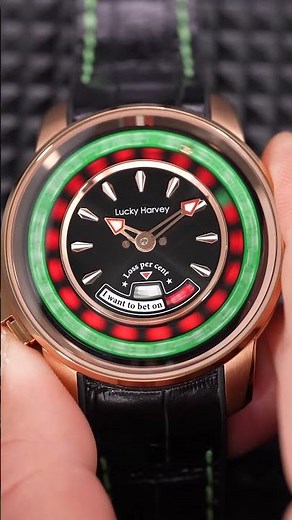 🎲Spin the Time, Enjoy the Exceptional — LUCKY HARVEY Roulette Watch