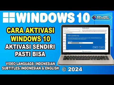 Cara Aktivasi Windows 10 dengan Product Key Original Terbaru 2024 | Aktivasi Windows 10 Permanen