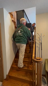Our customer shot great video of our delivery. This video shows a common move for us. It’s an everyday routine for us to navigate pianos through tight situations and up and down stairs. #pianomoving #pianomovers #pianomover #piano | Piano Movers Extraordinaire
