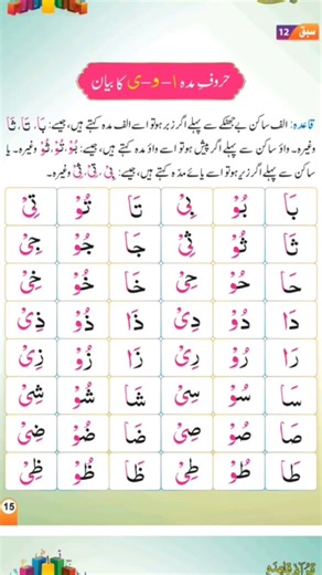 Noorani Qaeda lesson 12 (4) #islamicvideo #islam #quran #education #viralvideo #shorts