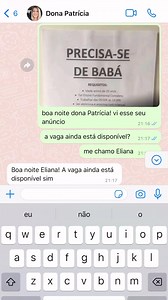 👶💼 **Vaga de Babá: Será que o Salário Vale a Pena?** 💼👶 Uma nova oportunidade de trabalho como babá surgiu, mas o salário está na mira! Vamos discutir se compensa ou não. 👉 Venha descobrir se essa vaga vale a pena! #VagaDeBabá #Salário #oportunidadedetrabalho | Gustavo Oliveira