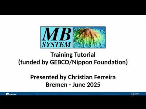 Intro to the MB-System Training Tutorial (2025)