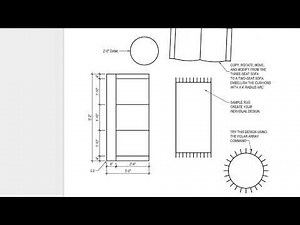 Module 02 Drawing the AutoCAD Sofa and Rug and Printing the File