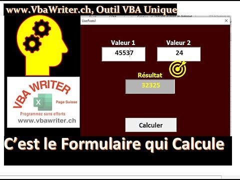 VBA Formulaire qui Calcule directement_42. VbaWriter.ch