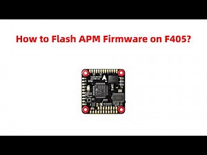 How to flash APM firmware on F405?