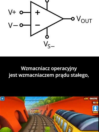 Wzmacniacz operacyjny w 90 sekund - podstawy elektroniki Wzmacniacz operacyjny to jeden z najbardziej uniwersalnych elementów w elektronice analogowej. W tym materiale w prosty sposób wyjaśniam jego zasady działania. #wzmacniacz #elektronika #electronics #electricalengineering #engineering #inżynieria #inżynier #technology #tech #technologia #ciekawostki #elektronik #fyp #fyppp #fy #foryou #dlaciebie #techtok