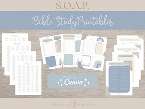 NEW! Bible Study Printable-s.o.a.p.-s.o.a.p Bible Study- Bible Study Template-bible Study Digital - Etsy