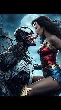 venom kiss an wonderwoman 💋👠👙👄