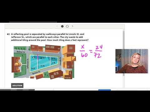 Lesson 7 5 Proportions in Triangles - Savvas enVision Geometry Tutorial
