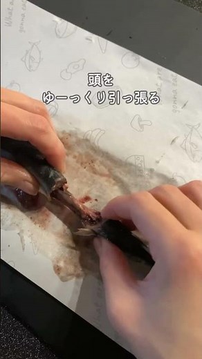 さんまの下処理、実はめちゃ簡単だった😳🐟
