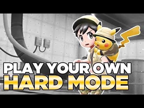 How to Play in "HARD MODE" in Pokemon Let's Go Pikachu & Eevee