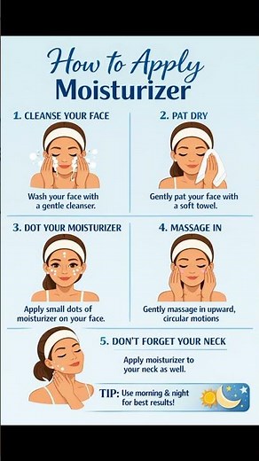 How to Apply Moisturizer Correctly | Step-by-Step Skincare Routine for Glowing Skin