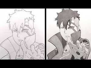 How to Draw KAWAKI - Boruto