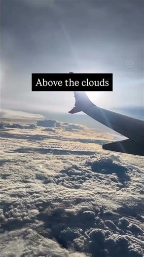 Golden hour at 30,000 feet.🌥️✈️ #trending #shorts #viral
