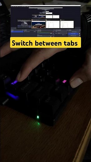 The fastest way to switch between tabs in windows #shrots