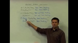 English Grammar - Present Perfect Continuous - Structure 2