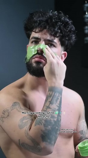 1.1M views · 10K reactions | Morning grooming routine #fashion #mens #hairstyle #mensgrooming #skincare ##viralvideo#fbreels | Busca tu estilo con Gonzalo Costa fans | Facebook