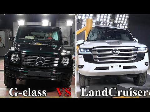 2022 Toyota Land Cruiser 🆚 Mercedes G-Class – Crash Tests