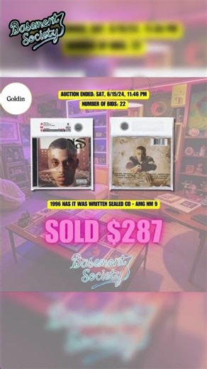 Nas It Was Written Sealed CD Sells for $287 💿🔥 | 1996 East Coast Hip-Hop Classic at Auction