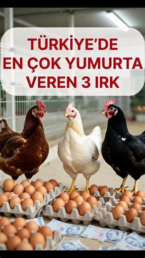 Kümese Dair on Instagram: "En çok yumurta veren tavuk ırkları hangileri? Verim; genetik, besleme, ışık süresi ve stres yönetimiyle doğrudan ilgilidir. Aşağıdaki ırklar, bilimsel veriler ve saha gözlemlerine göre en yüksek yumurta performansına sahiptir: • Lohmann Brown → Yılda 300+ yumurta • Lohmann LSL (Beyaz) → Yüksek verim + düşük yem tüketimi • Ataks → Yerli, dayanıklı, dengeli verim • Rhode Island Red → Uzun ömürlü yumurta performansı • Nick Brown → Endüstriyel verimde güçlü ⚠️ Unutma: Irk 