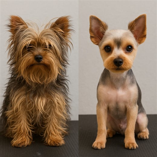"Meet our tiny fairy hunter! 🧚‍♀️✨ This adorable little Yorkie has made it his mission to catch every fly that buzzes around the garden. With wings and eyes full of curiosity, he proves that even the smallest pup can have the biggest spirit!" 🐶💫🐝 | Yorkshire Terrier