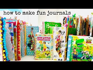 HOW TO MAKE FUN JOURNALS | DIY Tabs | Journal Tips & Ideas | Junk Journaling