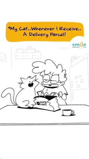 # Cat lover # parcel # short clip # YouTube