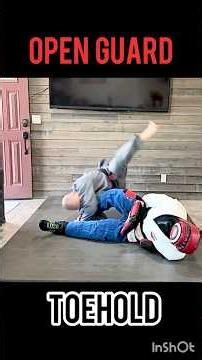 Diving Toe Hold vs Open Guard #catchwrestling #jiujitsu #sambo #grappling