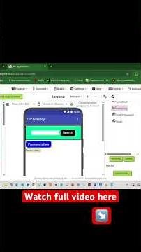 How To Upgrade A Dictionary App Using MIT App Inventor 📖 #shorts #viralshort #programming
