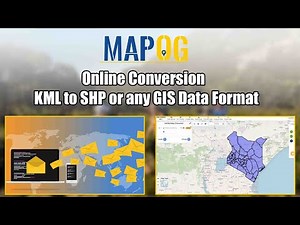 Online Conversion Tutorial - KML to SHP or any GIS Data format | Convert Data in easy steps