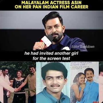 Asin about her start in films
