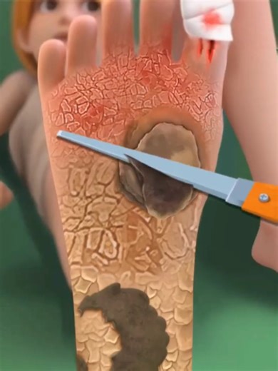 ASMR Foot Care: Treating Plantar Worms and Psoriasis