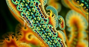 Macro Zooming Into a Flower Biology Generative AI Animation Stock Video