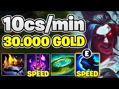 100% BROKEN! 🔥 30K GOLD Kayn mit +10cs/min?!