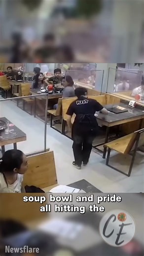 One Step, One Slip — And Soup Bowl Shatters!