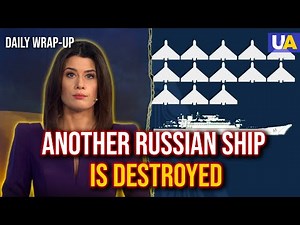 A large Russian landing ship and ammunition on board was destroyed