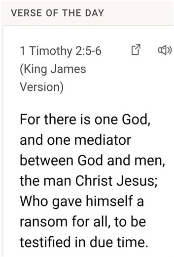 #1Timothy2:5-6 #HolyBible #Bible
