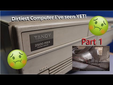 Rare! Tandy 2500 RSX Restoration - Part 1