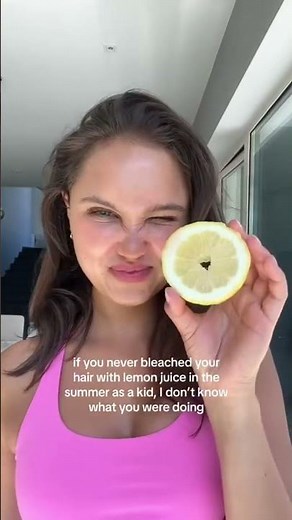 How to bleach your hair with lemon juice?
