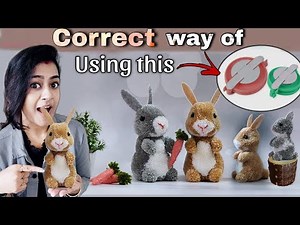 2 Easy Methods of making bunny crochet🐰Rabbit craft | Easter diy home decor craft ideas