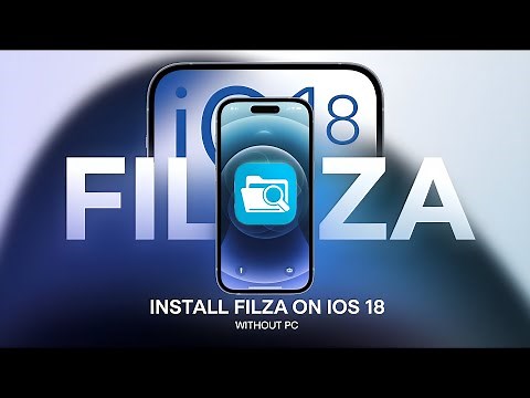 Install Latest Filza File Manager on iPhone & iPad without PC & Jailbreak | Install Filza on iOS 18