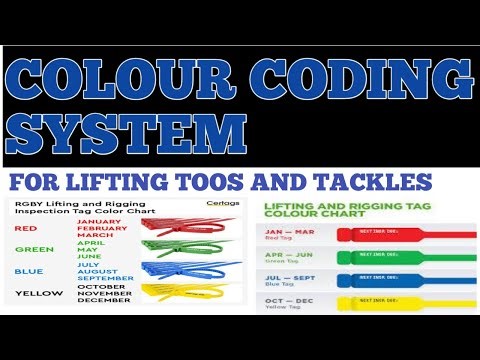 Colour coding system for lifting tooks and tackle ### ସମ୍ପୂର୍ଣ ଓଡିଆ ଭାଷାରେ ###@bikashtecnical